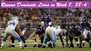 Ravens Dominate Lions