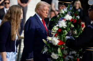 Trump at Arlington National Cemetery Visit